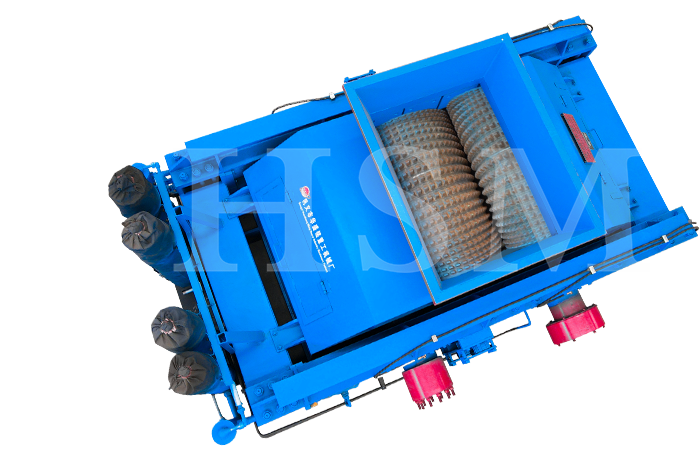 齒輥破碎機對輥破碎機、河卵石制砂機、石頭制砂機海報圖